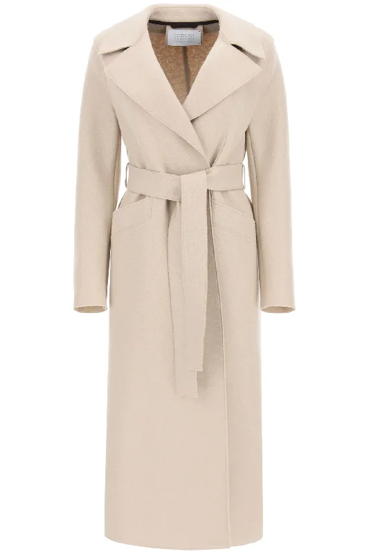 Limited Styles Harris Wharf London Women's Long Coat In Pressed Wool