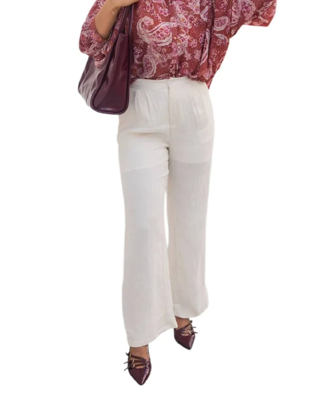 Fashion Sale Anastasia Wide Leg Pants In Cream