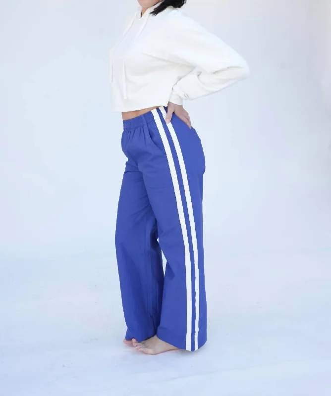 Fashion Frontiers Catalina Track Pants In Blue