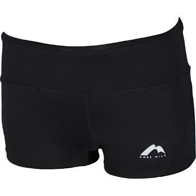 Comfortable Clothes More Mile More-Tech 3 Inch Womens Running Shorts - Black