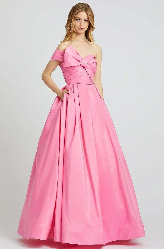 Huge Markdowns Mac Duggal Ballgowns - 48863H Sweetheart Bow Pleated Gown