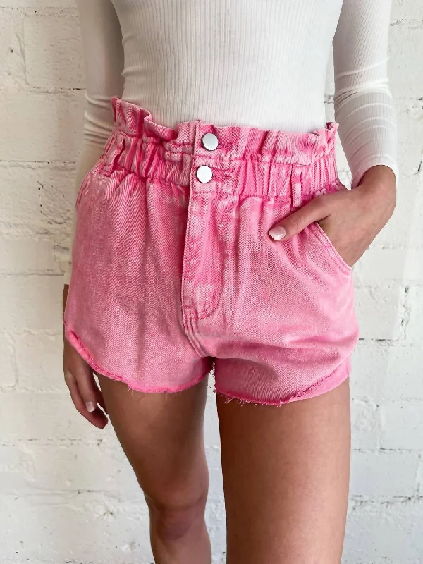 Clearance Sale, All Cheap Nailed It Denim Short In Pink