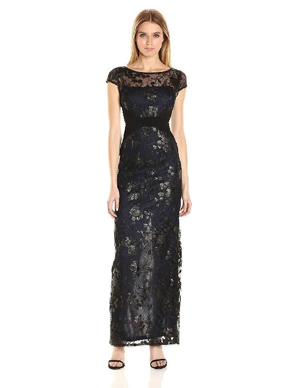 Trendy Threads Adrianna Papell - AP1E200799SC Sequined Illusion Bateau Sheath Gown