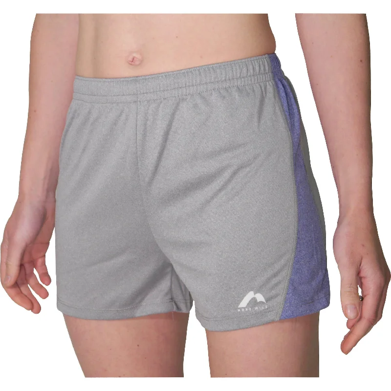 Casual Yet Stylish Separates More Mile Jersey Womens Training Shorts - Grey