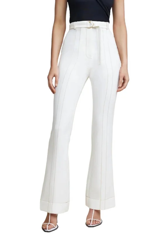 Stylish Women's Apparel Moreton Pant In Ivory