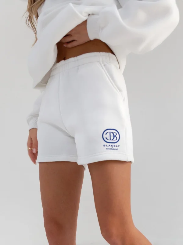 Trendy Threads Milano Jogger Shorts - Flat White