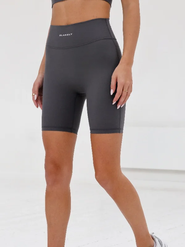 Chic Wardrobe Essentials Ultimate Active Shorts - Charcoal