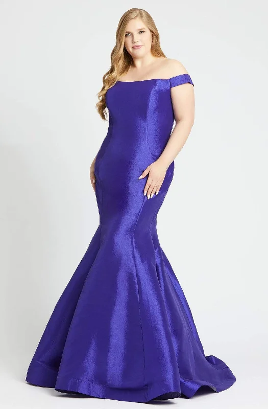 Seasonal Picks Mac Duggal Fabulouss - 66803F Mikado Plain Mermaid Gown