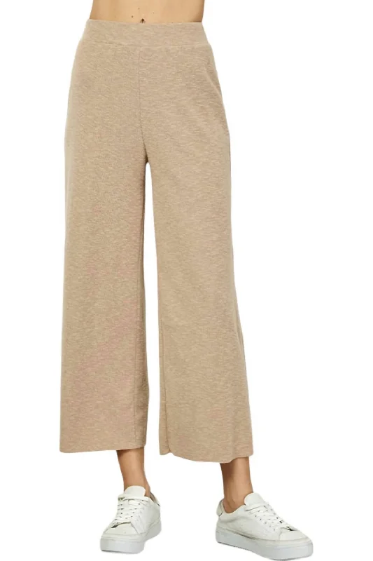 Imeless Style All Of A Sudden Pants In Taupe