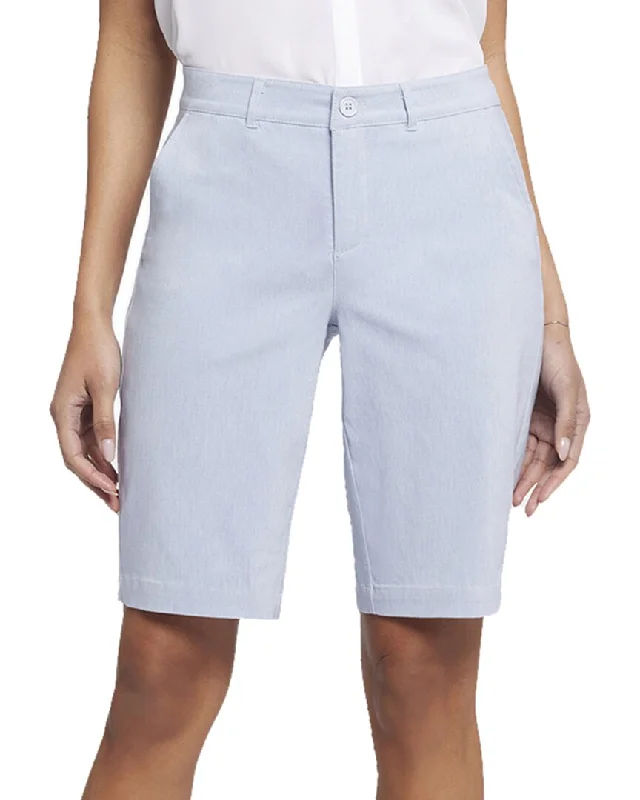 Fashion Deal NYDJ Bermuda Light Blue Heather Short