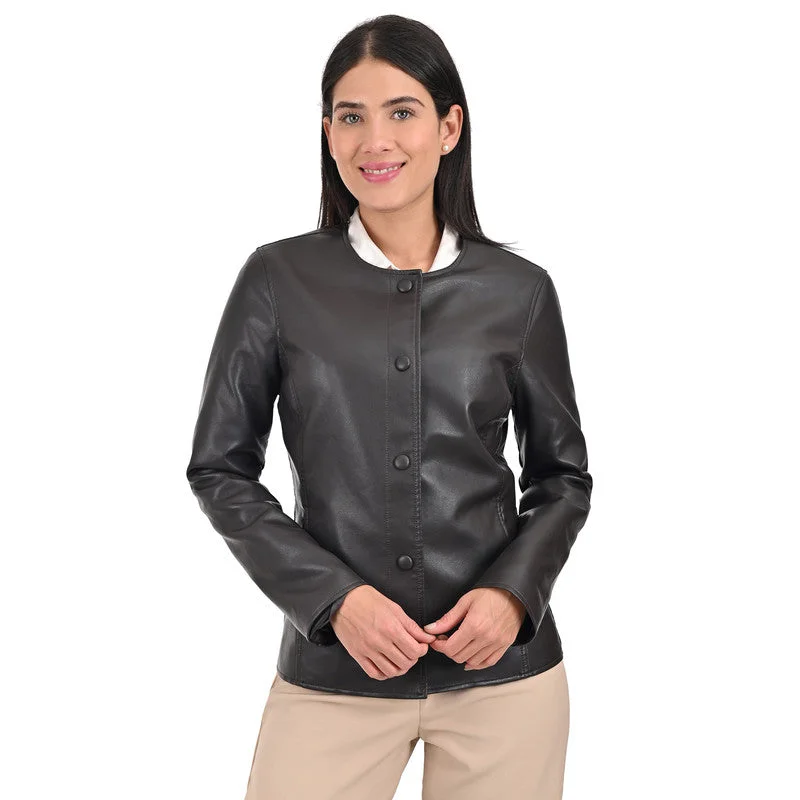 Fashion Sale Nine West Women's Chic No-Collar Jacket