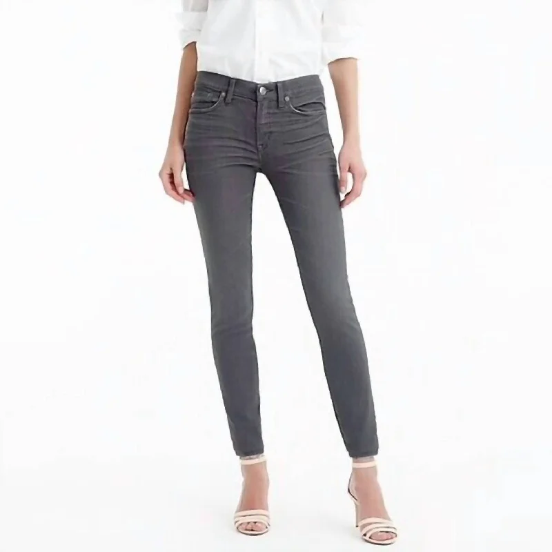 All Season Fashion Collection Toothpick Mis Rise Skinny Jeans In Gray