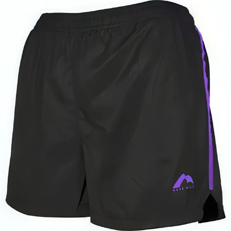 Limited Quantities More Mile Square-Cut Womens Running Shorts - Black