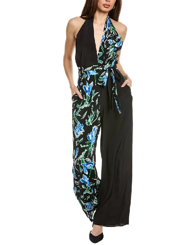 Spring Fashion Diane von Furstenberg Cort Silk-Blend Jumpsuit