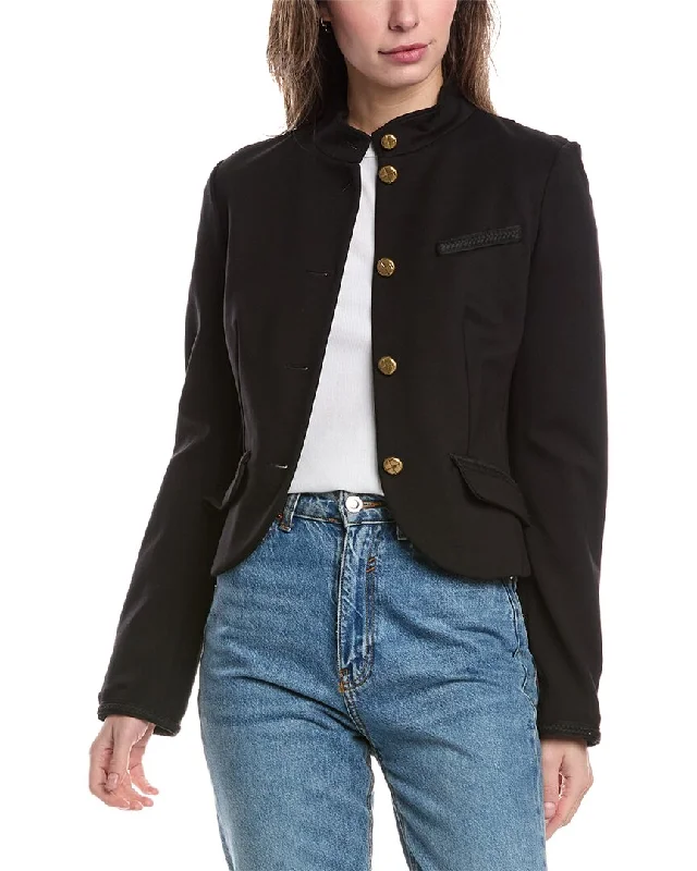 Huge Markdowns rag & bone Slade Braided Cropped Ponte Blazer