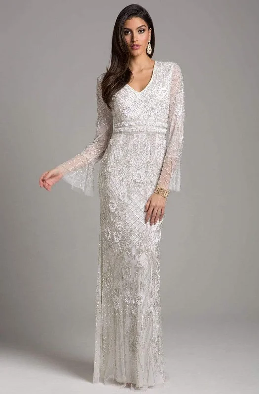 Flash Sale, Don't Miss Lara Dresses - 33435SC Beaded Column Formal Gown