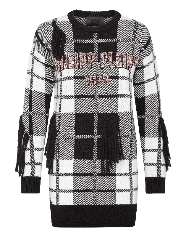 Limited Time Offer Pullover Round Neck SS Tartan