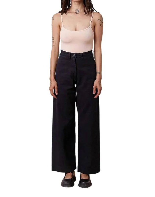 Trendy Styles Sailor Pant In Faded Black