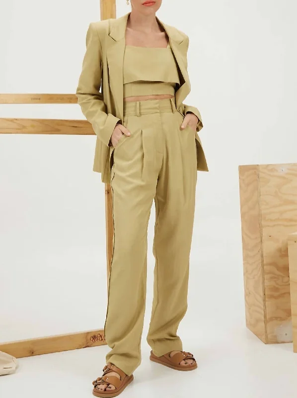 Hot Styles Leone Pant In Pistachio