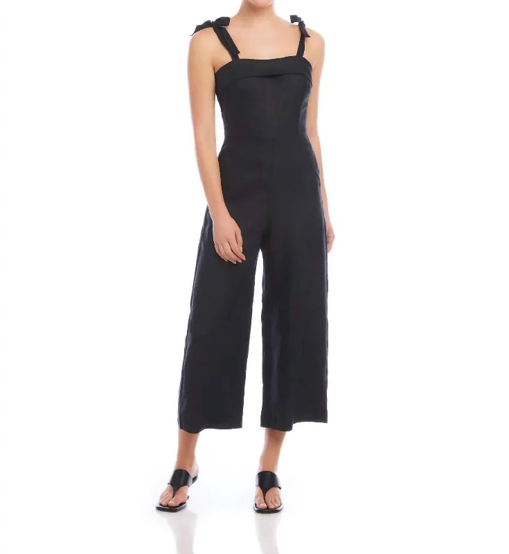 Style Redefined Paloma Jumpsuit In Black