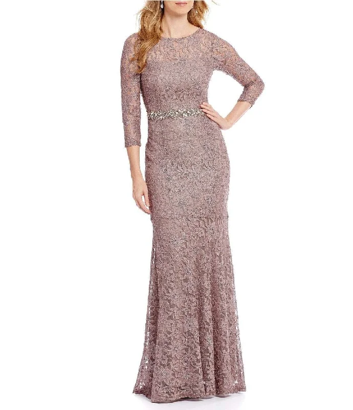 Massive Savings Decode 1.8 - Floral Lace Gem Long Evening Gown 184138SC