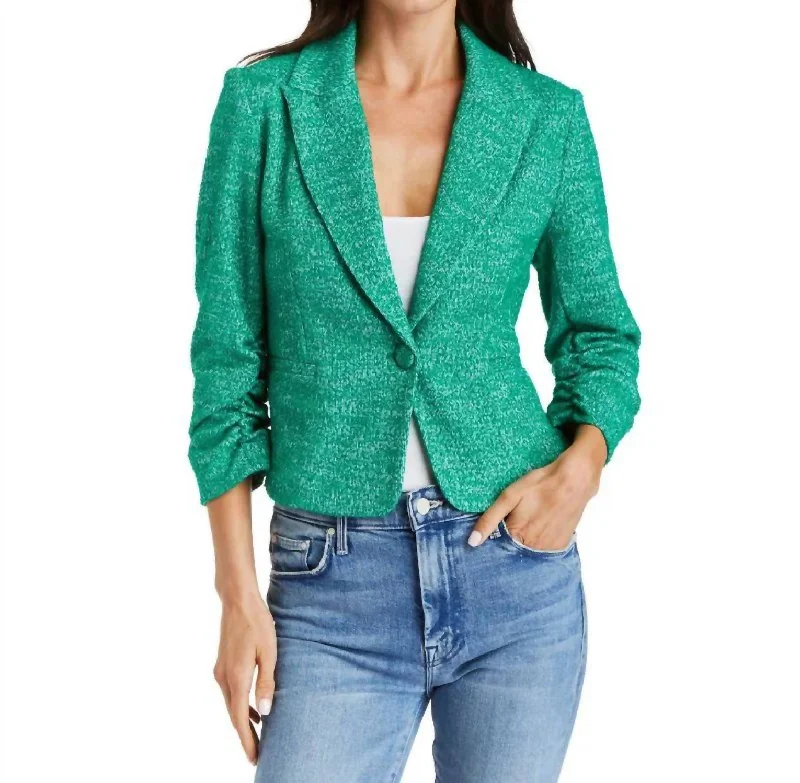 High End Designer Brands Discount Suzie Blazer In Kelly Green