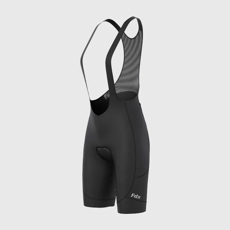 Flash Sale, Don't Miss Fdx Duo Black Women's & Girl's Padded Summer Cycling Cargo Bib Shorts