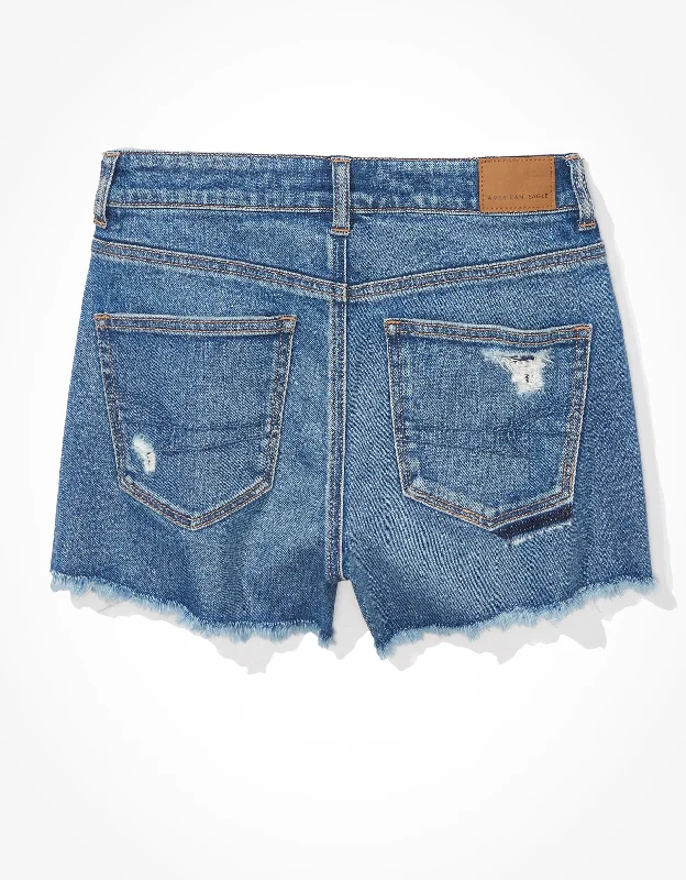 Odd Size Clearance Sale AE Stretch Denim Mom Shorts