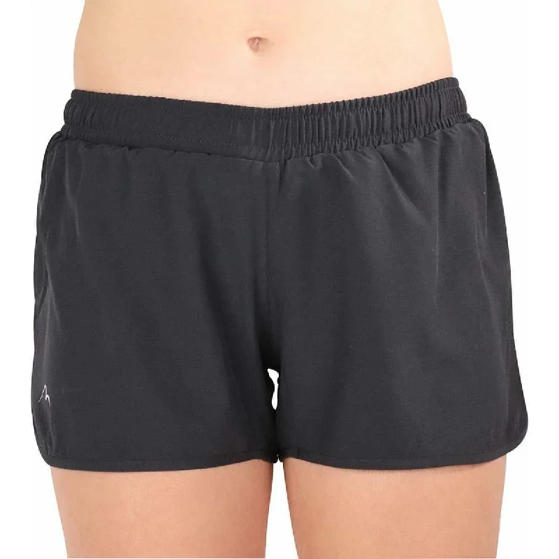 Explore What's New More Mile Core 2 In 1 Womens Running Shorts - Black