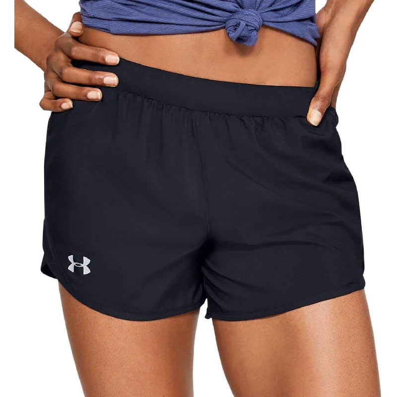 Chic Styles Under Armour Fly By 2.0 Womens Running Shorts - Black