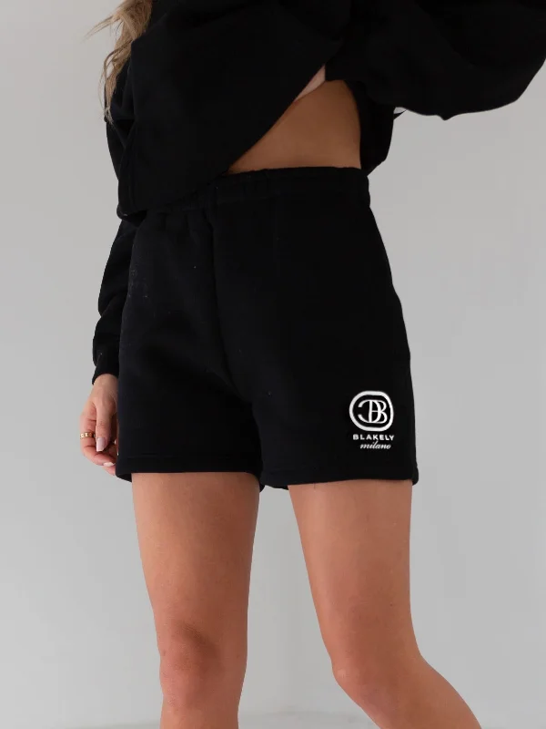 Seasonal Clearance Milano Jogger Shorts - Black