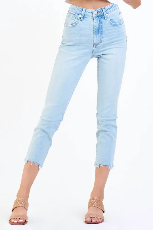 Trend Leading Collection Stella High Rise Crop Jean In Maui