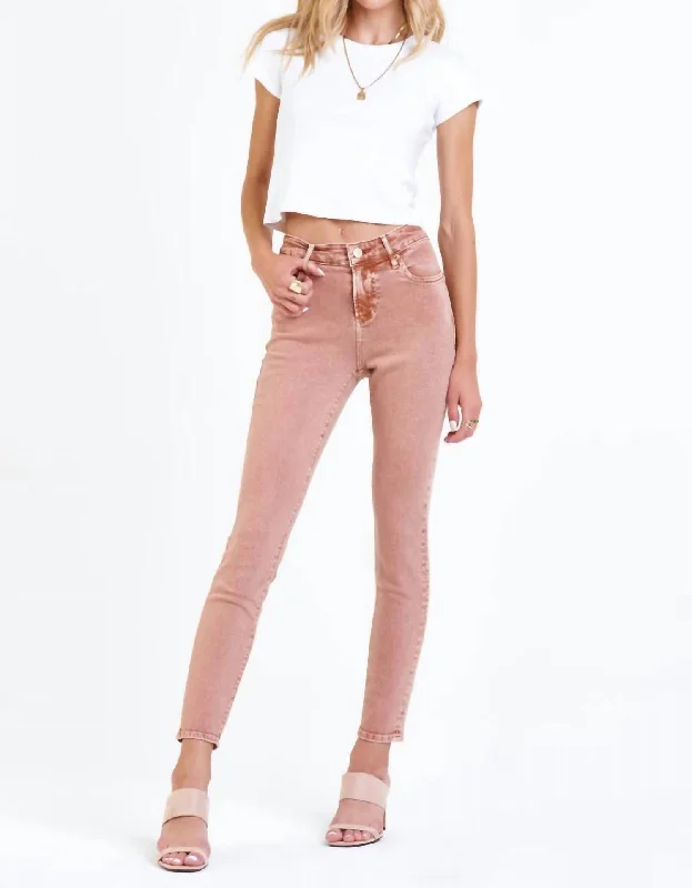 Quality Wear Gisele High Rise Skinny Jean In Sunburn