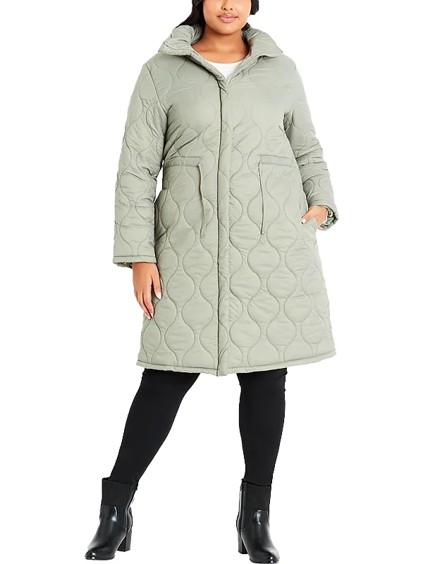 Early Access To Art Deco Styles Sale Plus Womens Puffer Long Quilted Coat