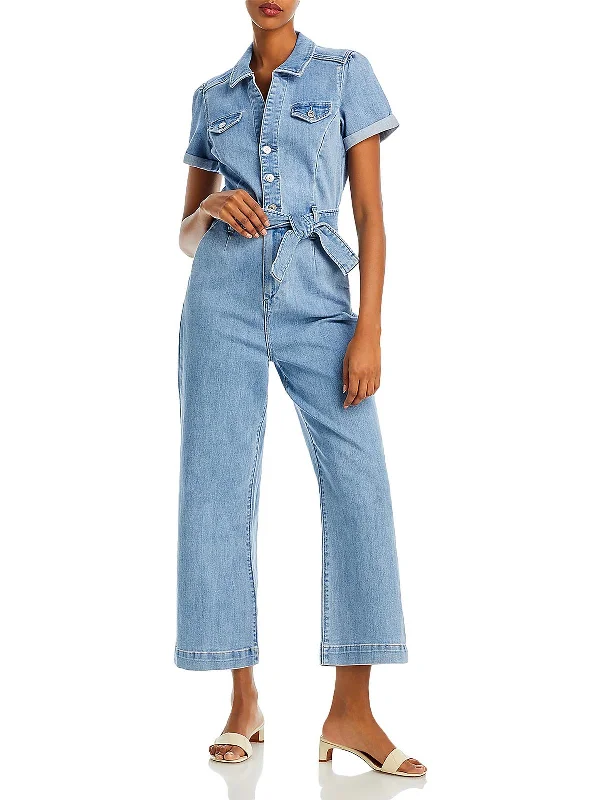 Weekend Special Anessa Womens Denim Jumpsuit