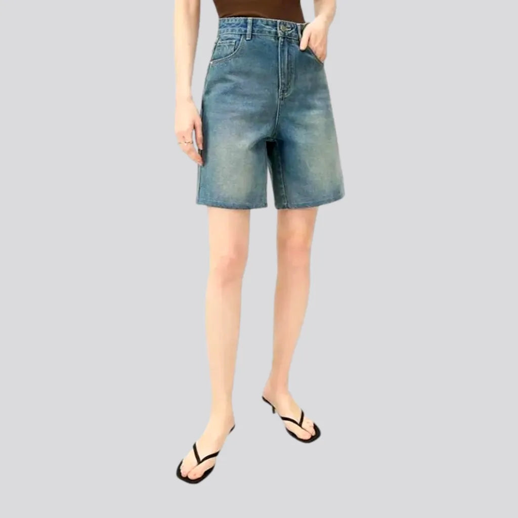 Fashion Sale High waist women's jean shorts