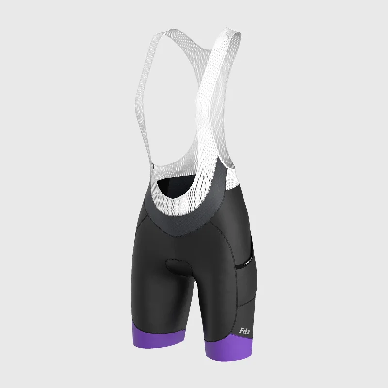 Forward Trendsetter Fdx Essential Purple Women's & Girl's Summer Cycling Cargo Bib Shorts