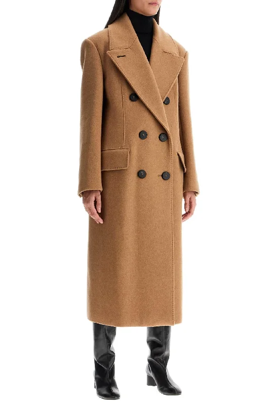 Best Seller Max Mara Atelier Double-Breasted Cashmere And Camel Coat