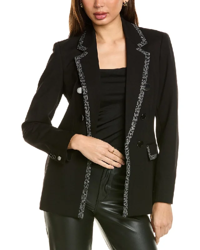 Eclectic Style Wardrobe Anne Klein Contrast Frame Jacket