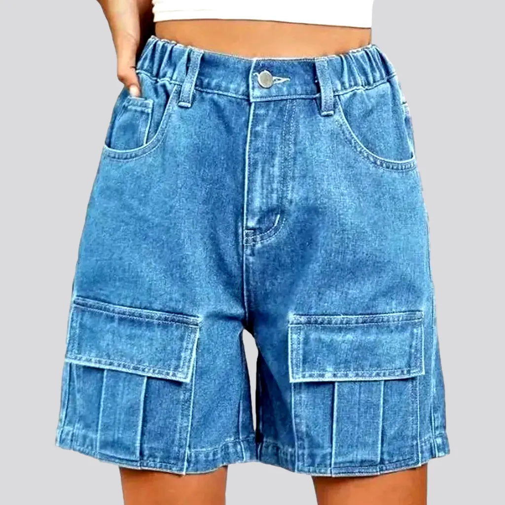 Trendy Attire For Her Cargo women's jean shorts