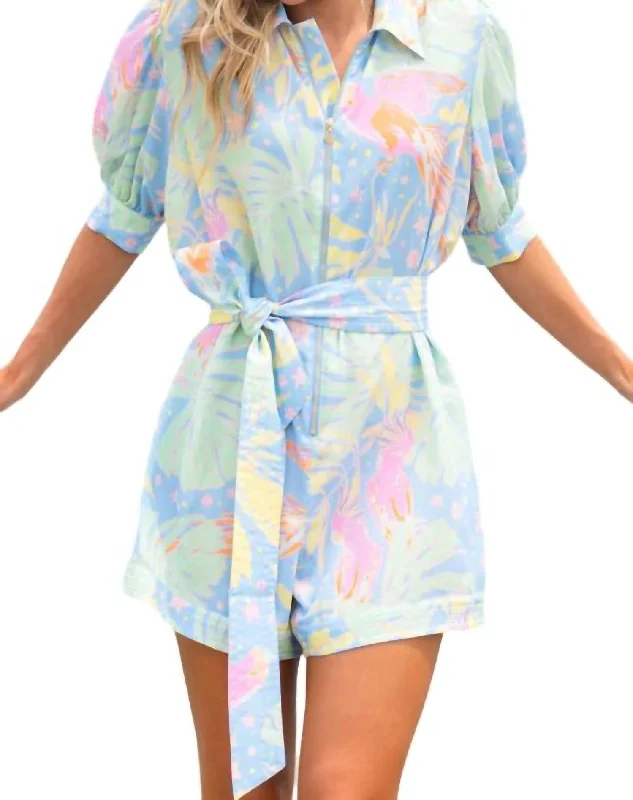 Gorgeous Glamour Collection Rio Romper In Parrot Party