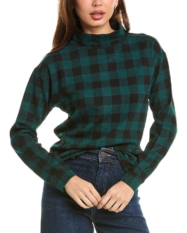 First Order Discount beachlunchlounge Tameron Plaid Sweater