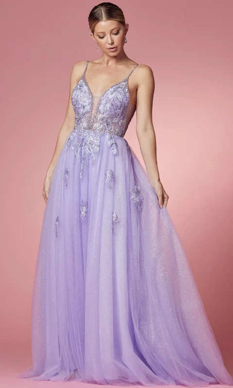 Gift Ideas Nox Anabel - T1012 Beaded Lace A-Line Prom Gown