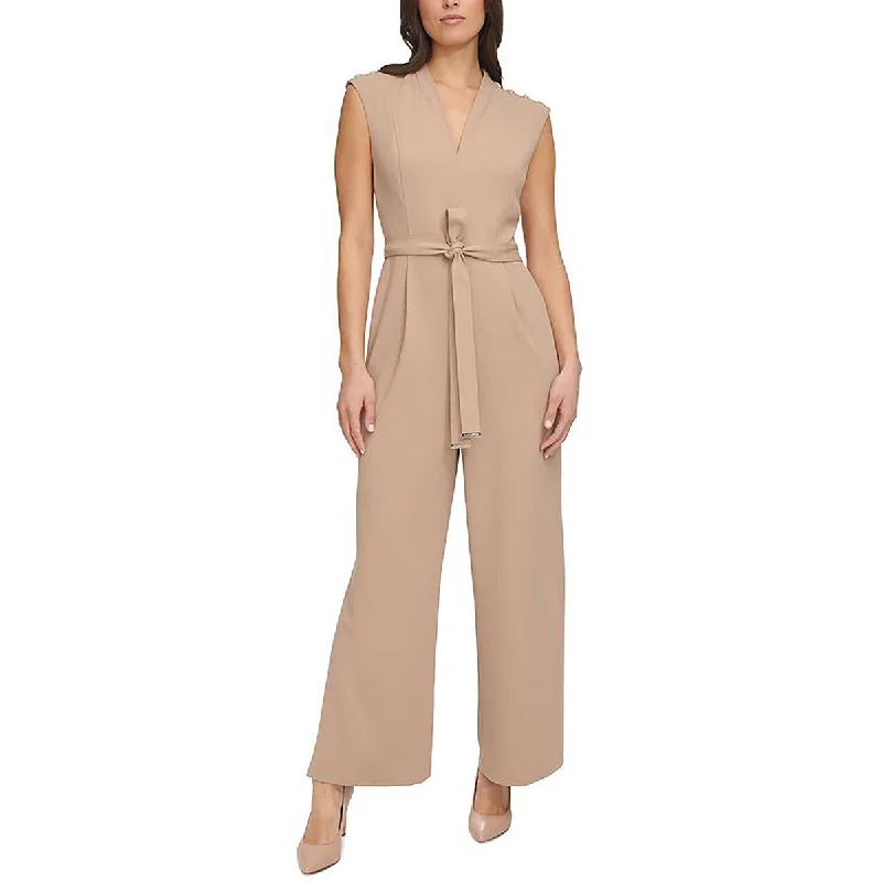 Special Offers, Don't Miss Womens V-Neck Embellished Jumpsuit