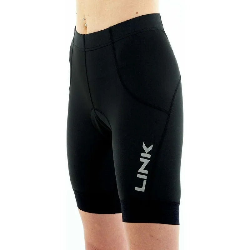 Chic And Edgy Link Ride Womens Cycling Shorts - Black