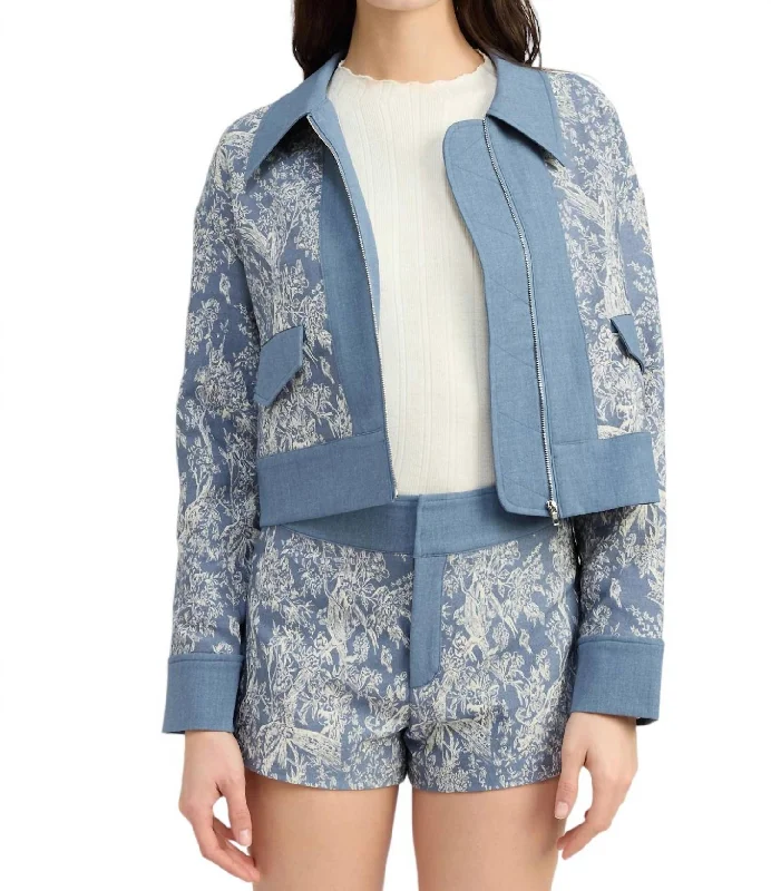 Trendy Pulse Jodie Jacket In Denim Natural