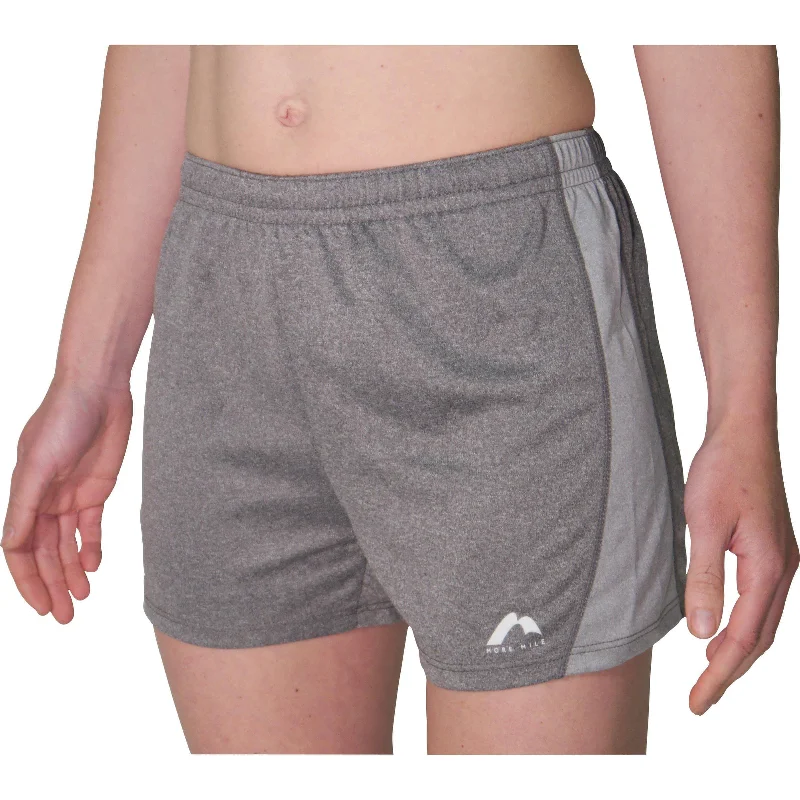 Exclusive Discount More Mile Marl Jersey Womens Training Shorts - Grey