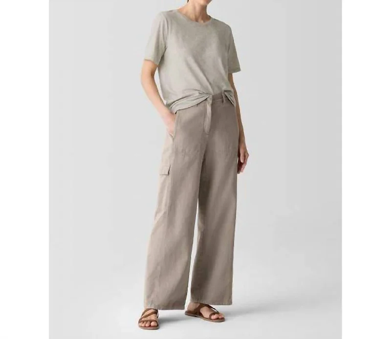 Huge Markdowns Garment-Dyed Utility Organic Cotton Cargo Pants In Reed