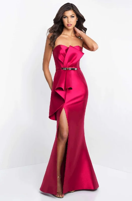 Trend Driven Wardrobe Blush - Sweetheart Mikado A-Line Gown C1045SC