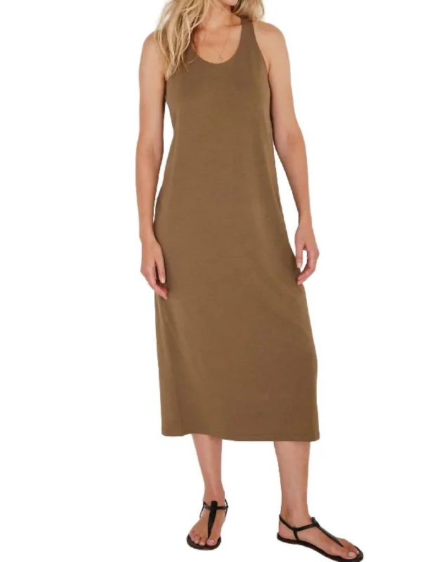 New Arrivals Amelia Knit Dress In Espresso